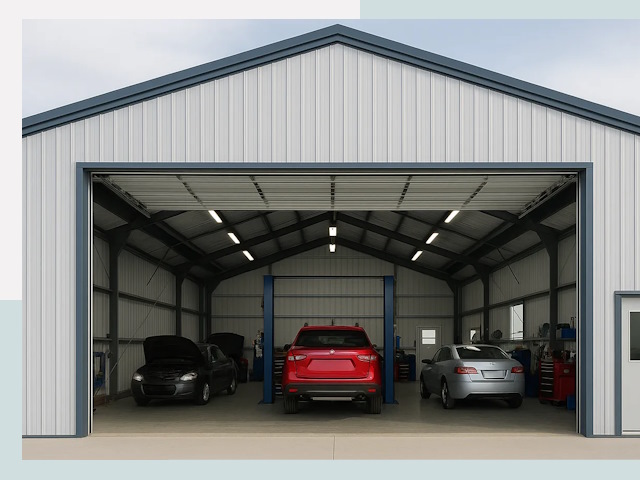 Ангары из сэндвич панелей от 614 руб. в Невинномысск