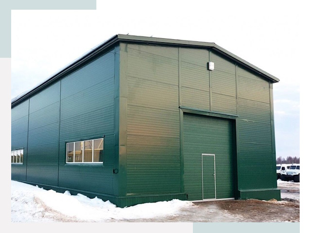 Двускатные ангары в Невинномысске