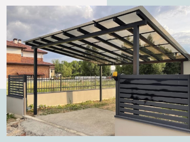 Металлические навесы в Невинномысск от 614 руб. за м²