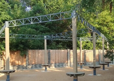 Терраса из металлоконструкций под ключ, проектирование, изготовление и монтаж от СтальСтрой-Нвн